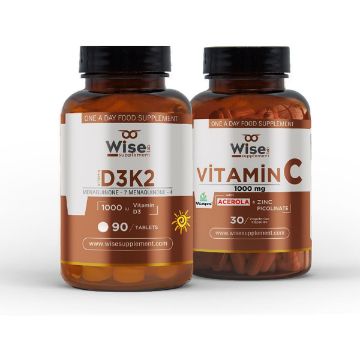Wiselab D3 K2 + Vitamin C resmi