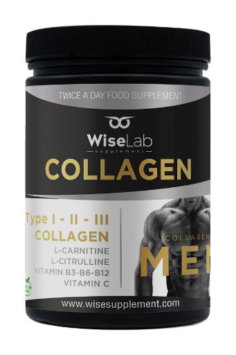 Wiselab Men Collagen 300gr Tip123 L-Carnitine L-Citrulline resmi